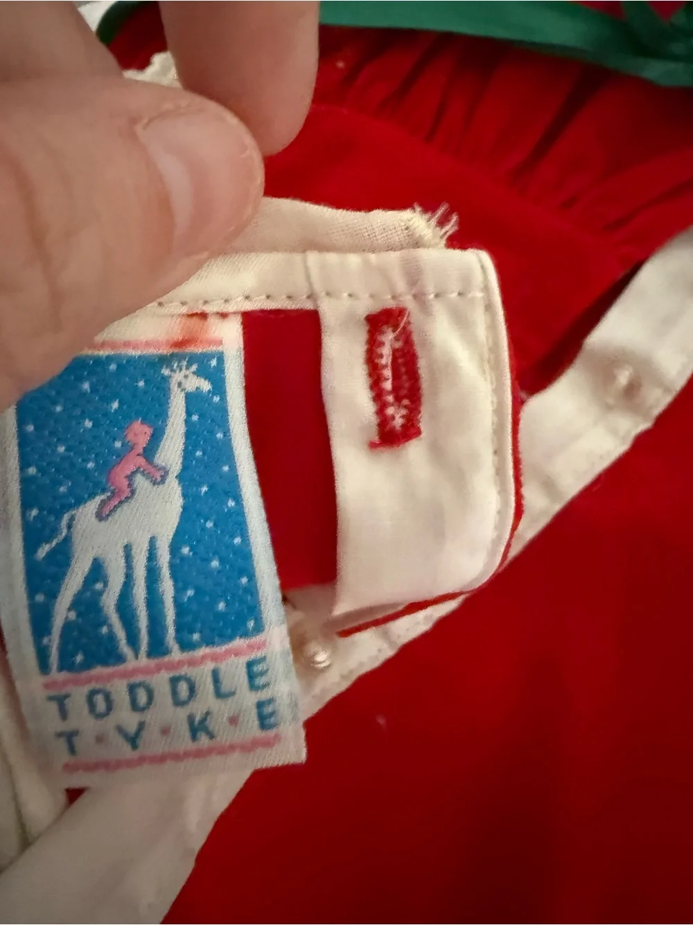 Vintage Toddle Tyke Christmas Dress
